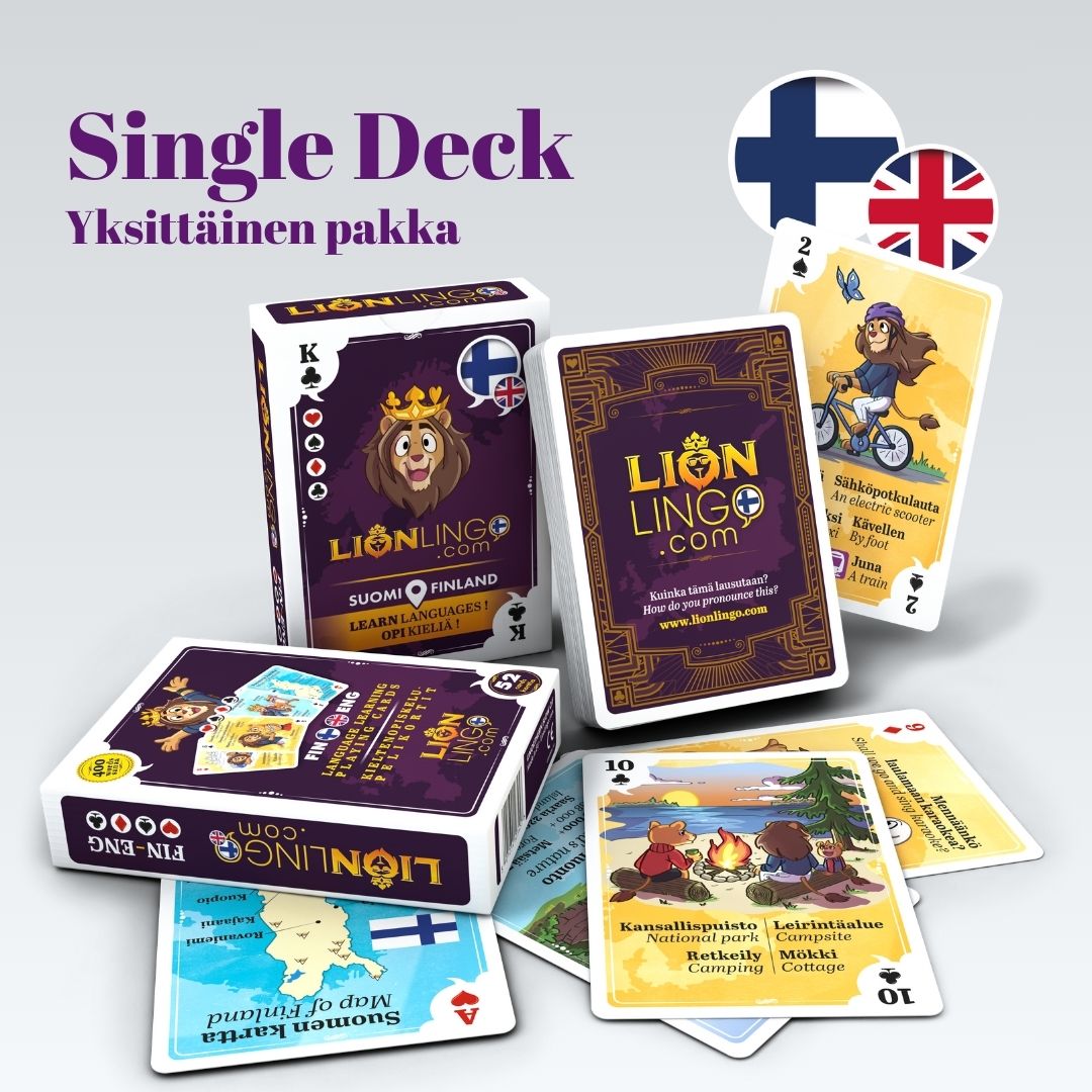 FINLANDIA en inglés Single deck